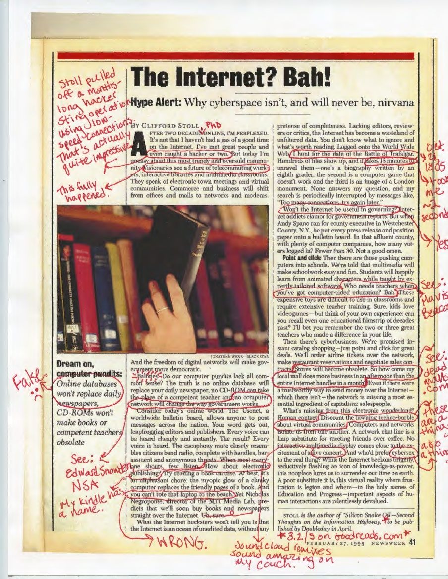 The Internet's Crystal Ball (for AI)